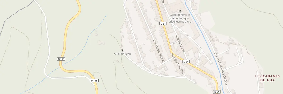 Plan du 45 Rue Haute de Boutonnet à Mazamet
