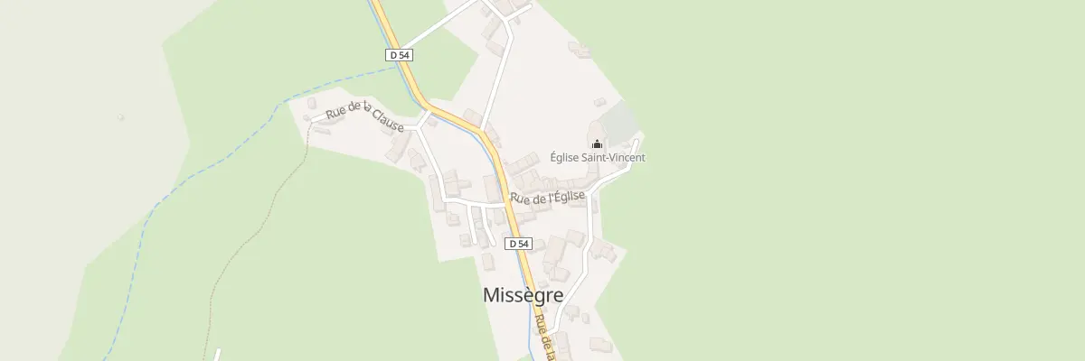 Plan du 39 Le Village à Missègre