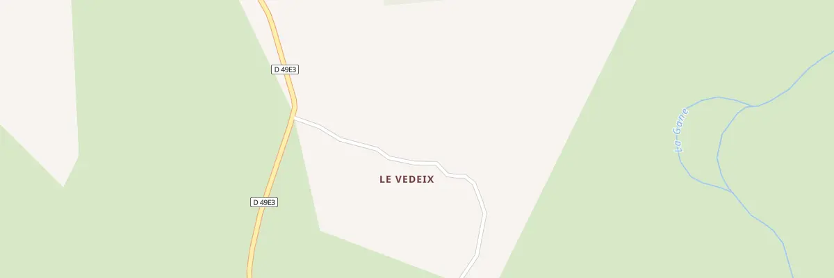 Plan du 5163 Le Vedeix à Saint-Exupéry-les-Roches