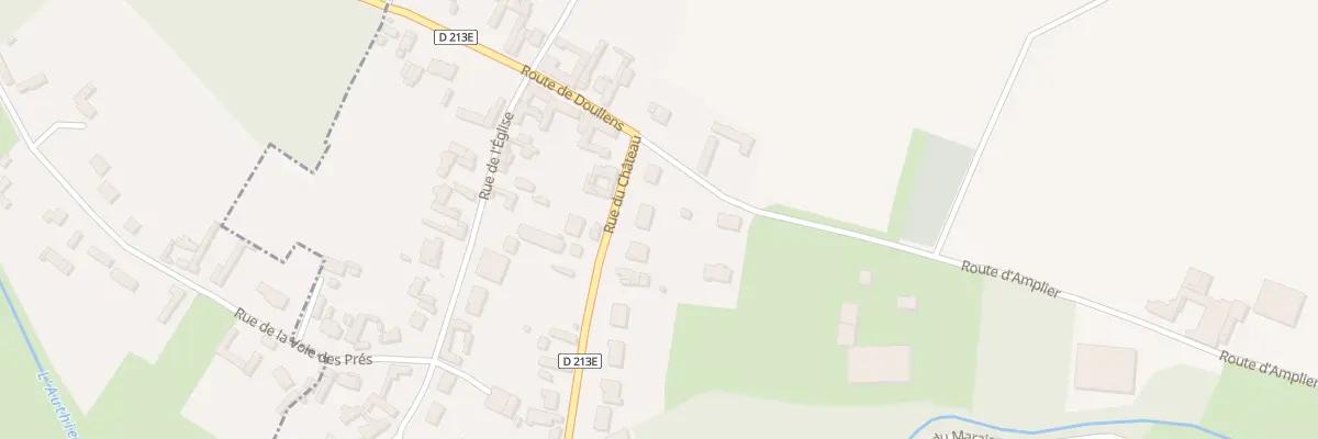 Plan du 13 Rue du Château à Authieule