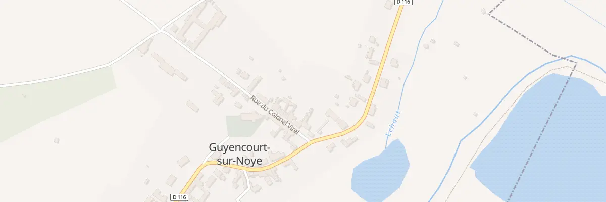 Plan du 6 Rue du Colonel Virel à Guyencourt-sur-Noye