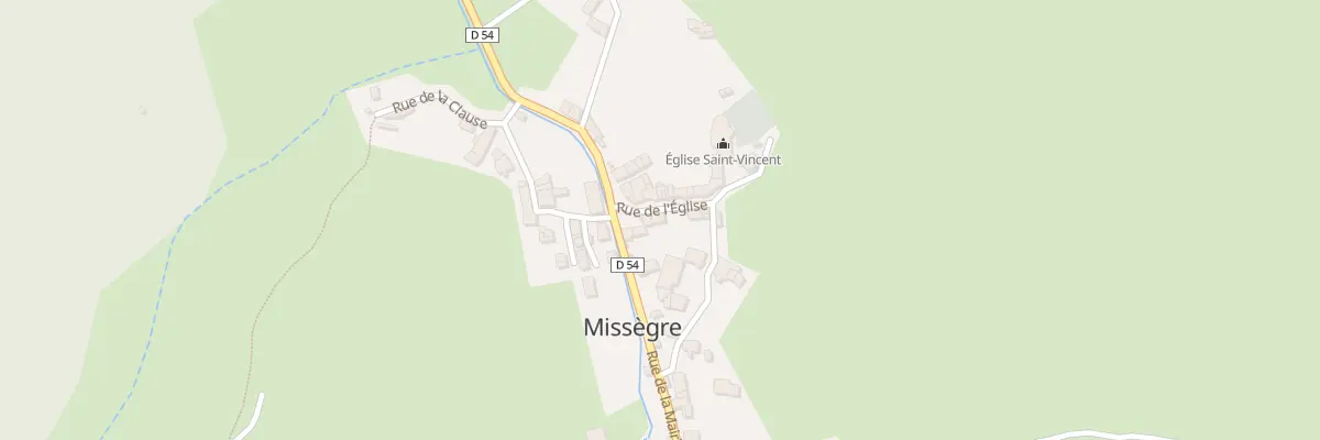 Plan du 4 Rue de l’Eglise à Missègre