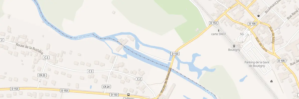 Plan du 24 Rue du Chateau de Belesbat à Boutigny-sur-Essonne