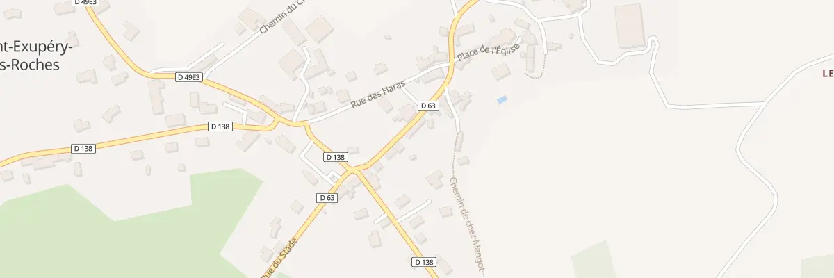 Plan du 11 Rue de la Résistance à Saint-Exupéry-les-Roches