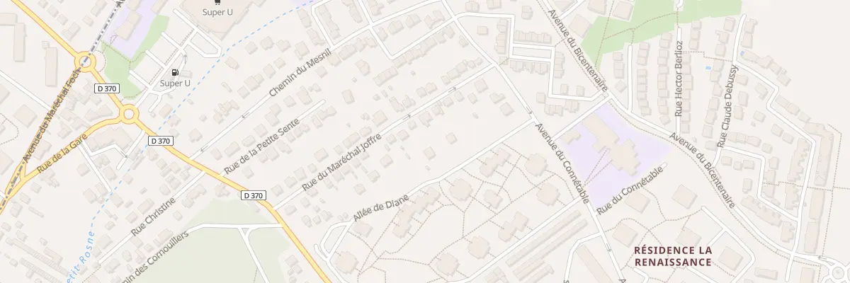 Plan du 22B Rue du Mal Joffre à Écouen
