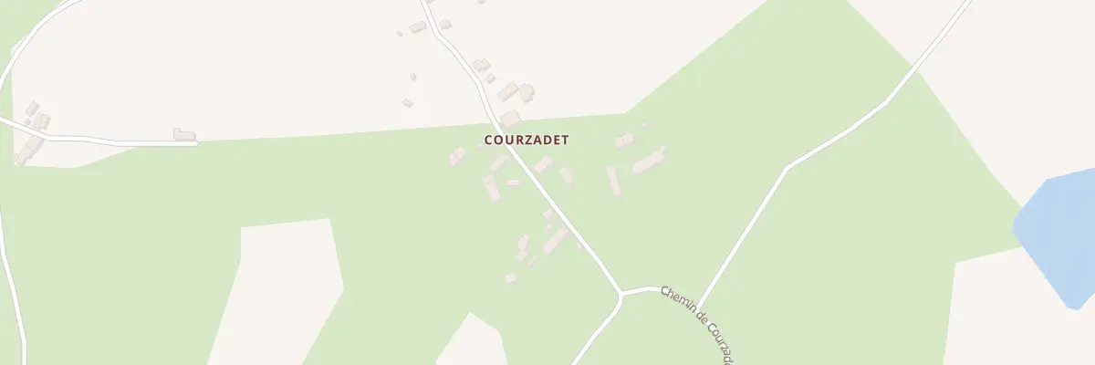 Plan du 10 Courzadet à Viplaix