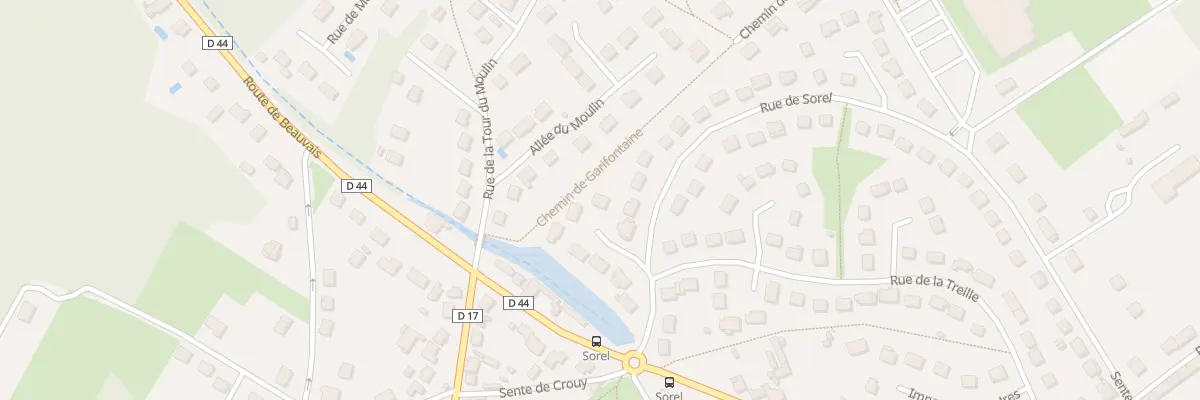 Plan du 78 Rue de Sorel à Précy-sur-Oise