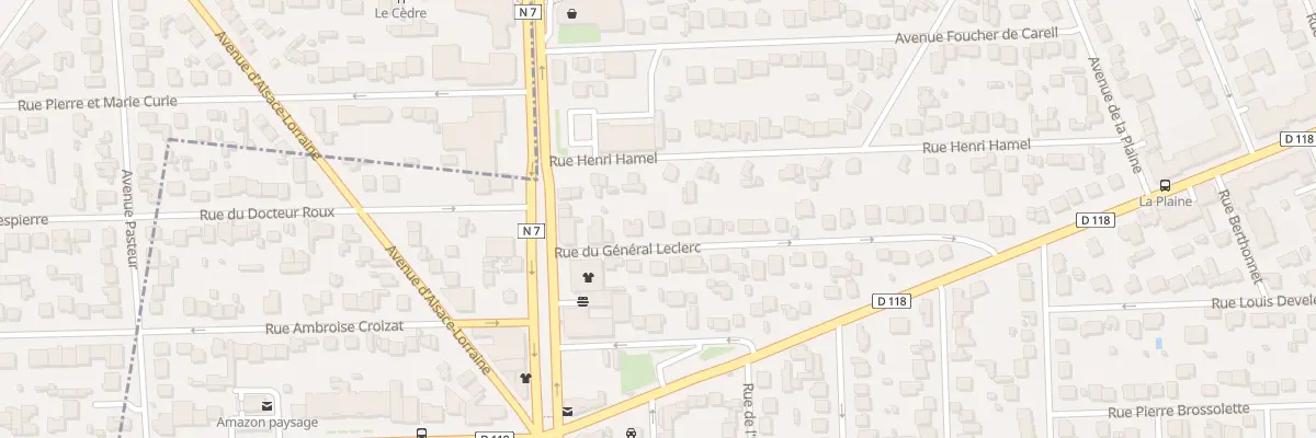 Plan du 34 Rue du Marechal Leclerc à Athis-Mons