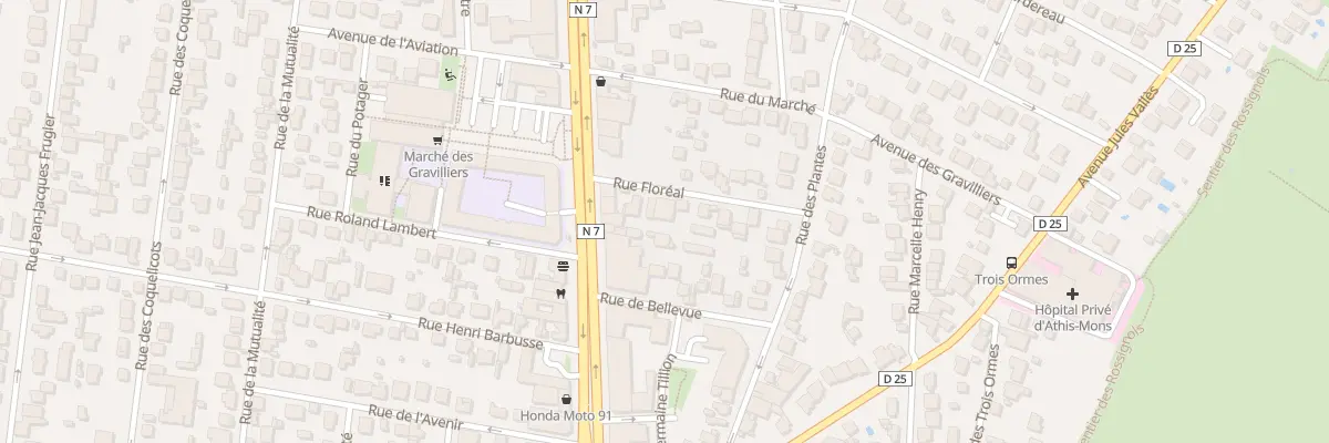 Plan du 11 Rue Floréal à Athis-Mons