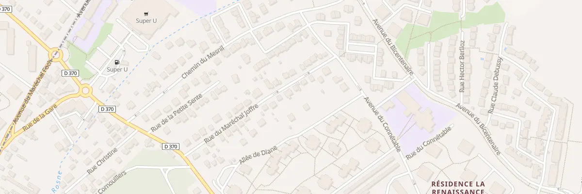 Plan du 24 Rue du Mal Joffre à Écouen
