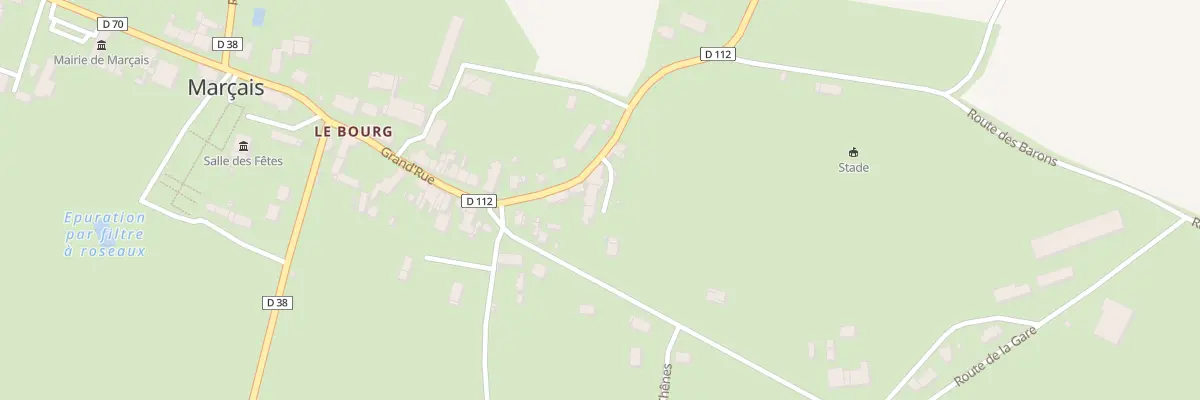 Plan du 8 Rue du Stade à Marçais