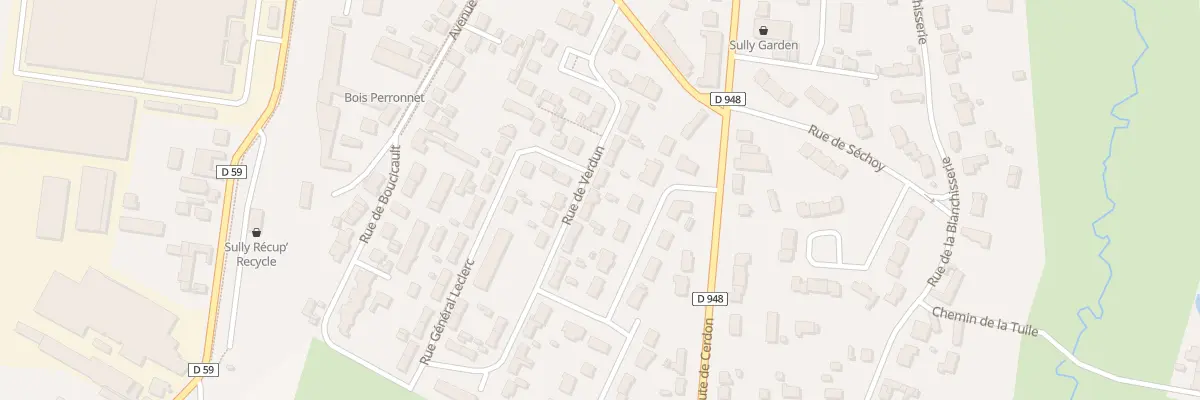 Plan du 17 Rue de Verdun à Sully-sur-Loire