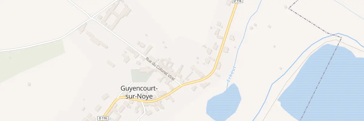 Plan du 4 Rue du Colonel Virel à Guyencourt-sur-Noye