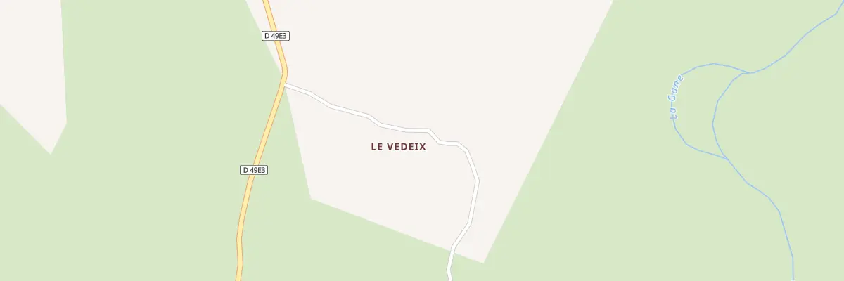 Plan du 5162 Le Vedeix à Saint-Exupéry-les-Roches