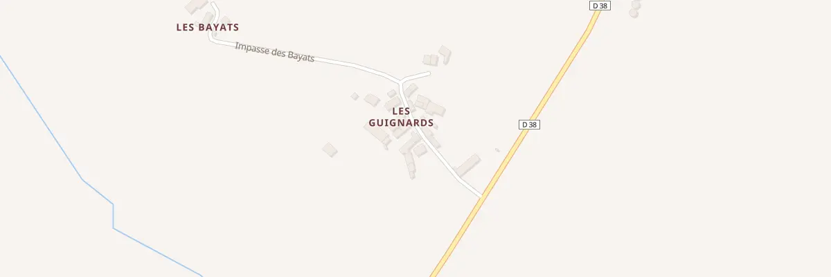 Plan du 158 Les Guignards à Marçais