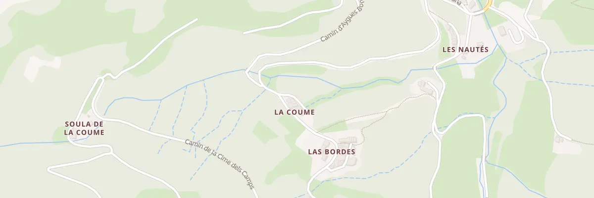 Plan du 1 Las Bordes à Fenouillet