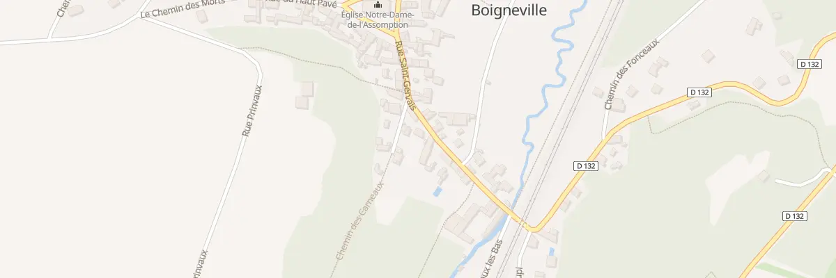 Plan du 8 Rue St Gervais à Boigneville