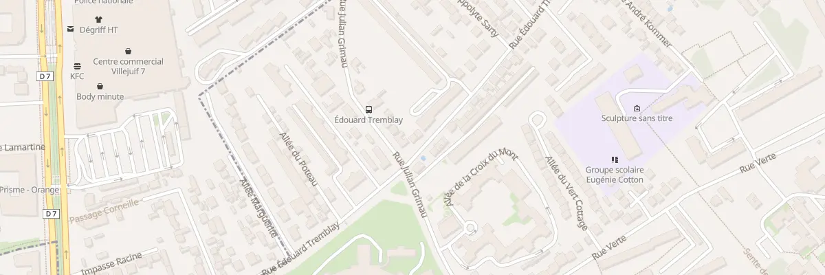 Plan du 192B Rue Edouard Tremblay à Vitry-sur-Seine