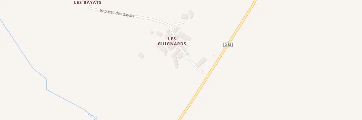 Plan du 159 Les Guignards à Marçais