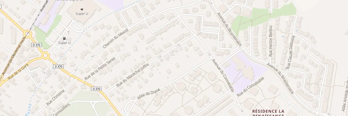Plan du 26 Rue du Mal Joffre à Écouen