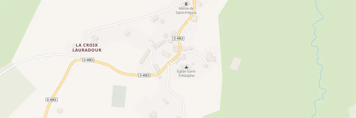 Plan du 5 Le Bourg à Saint-Fréjoux