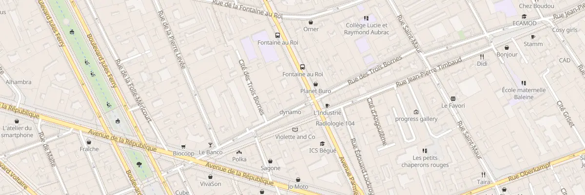 Plan du 103 Av Parmentier à Paris 11e Arrondissement