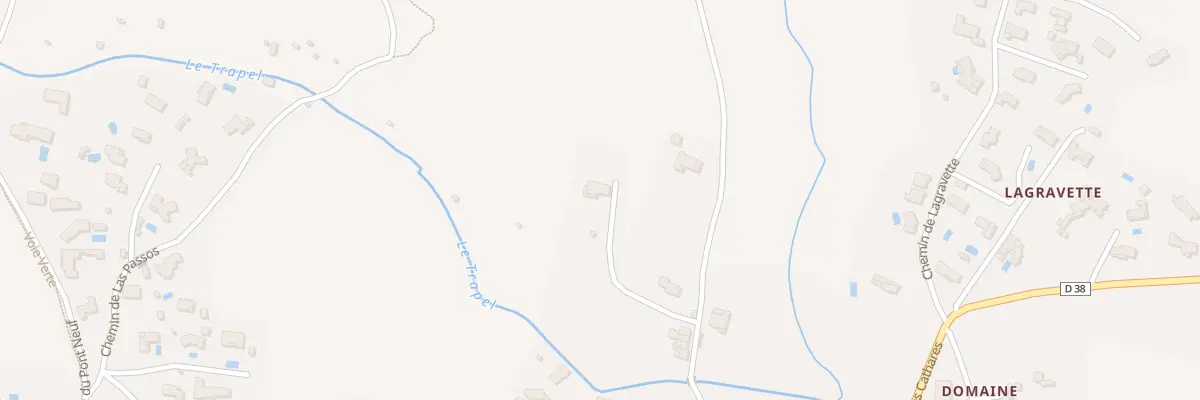 Plan du 105 Che de Valvespre à Villemoustaussou