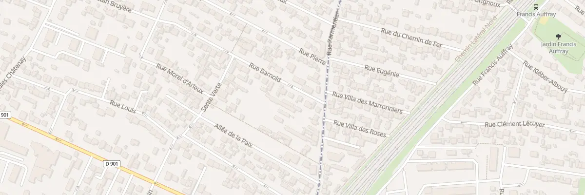 Plan du 7 Rue Barnold à Saint-Denis
