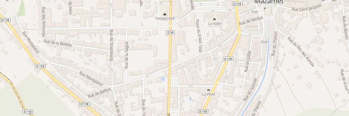 Plan du 2 Rue de la République à Mazamet