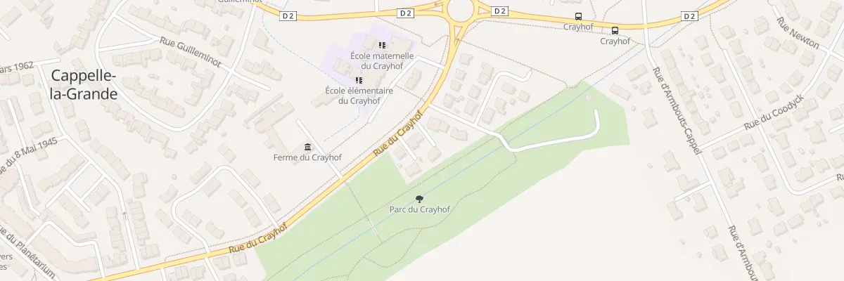 Plan du 59 Rue du Crayhof à Cappelle-la-Grande