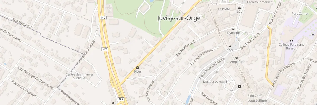 Plan du 23 Rue Piver à Juvisy-sur-Orge