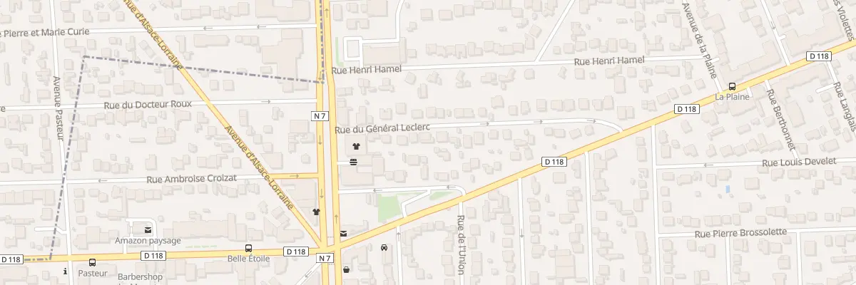 Plan du 25 Rue du Marechal Leclerc à Athis-Mons