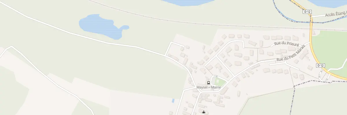 Plan du 10 Rue du Grand Marais à Maysel