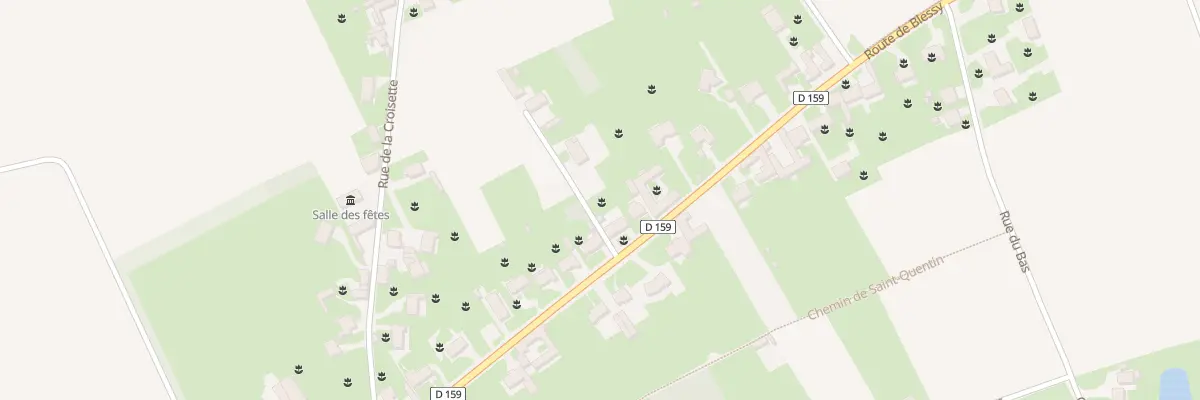 Plan du 84 Rte de Blessy St Quentin à Aire-sur-la-Lys