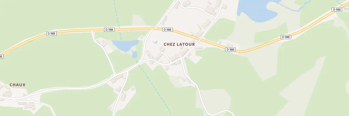 Plan du 13 Chez Latour à Lupersat