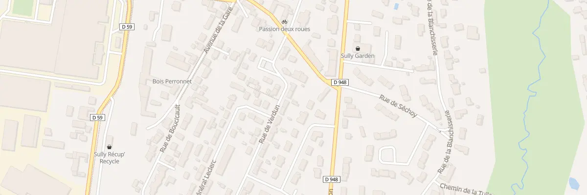 Plan du 9 Rue de Verdun à Sully-sur-Loire