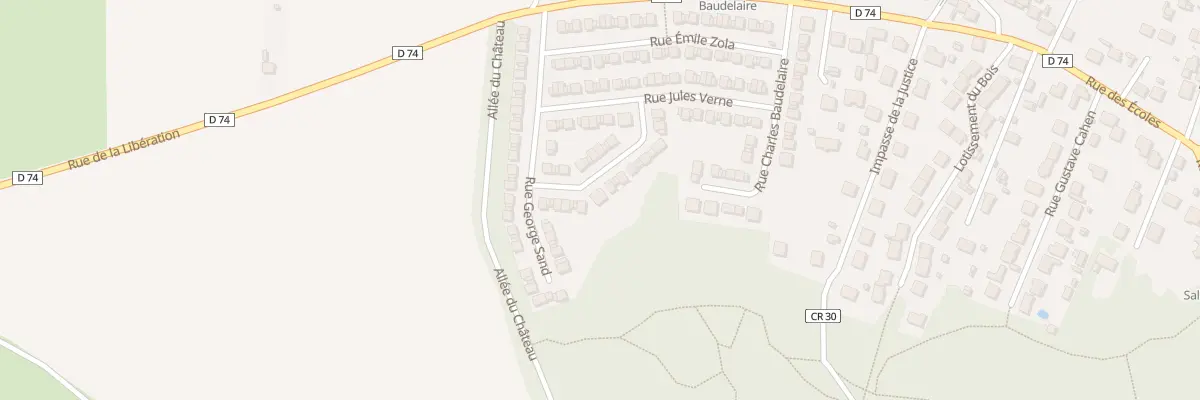 Plan du 16 Rue Honore de Balzac à Ballancourt-sur-Essonne