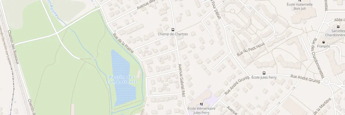 Plan du 29 Av Gabriel Péri à Sarcelles