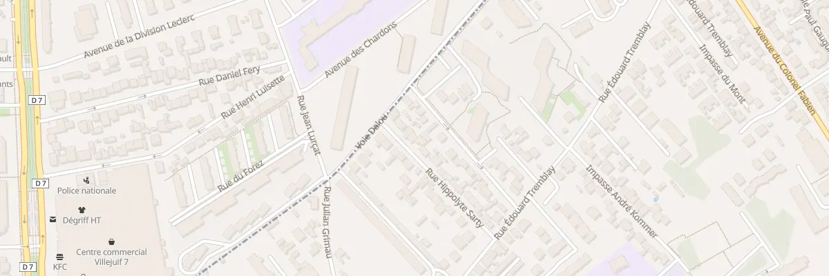 Plan du 22 Rue Hippolyte Sarty à Vitry-sur-Seine