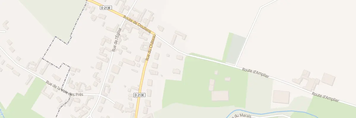 Plan du 5 Rte d’Amplier à Authieule