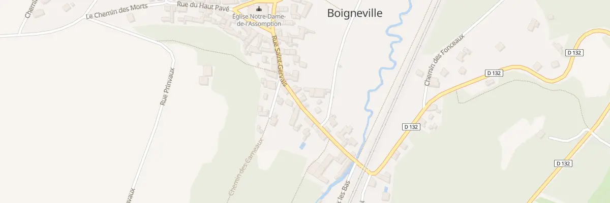 Plan du 17 Rue St Gervais à Boigneville