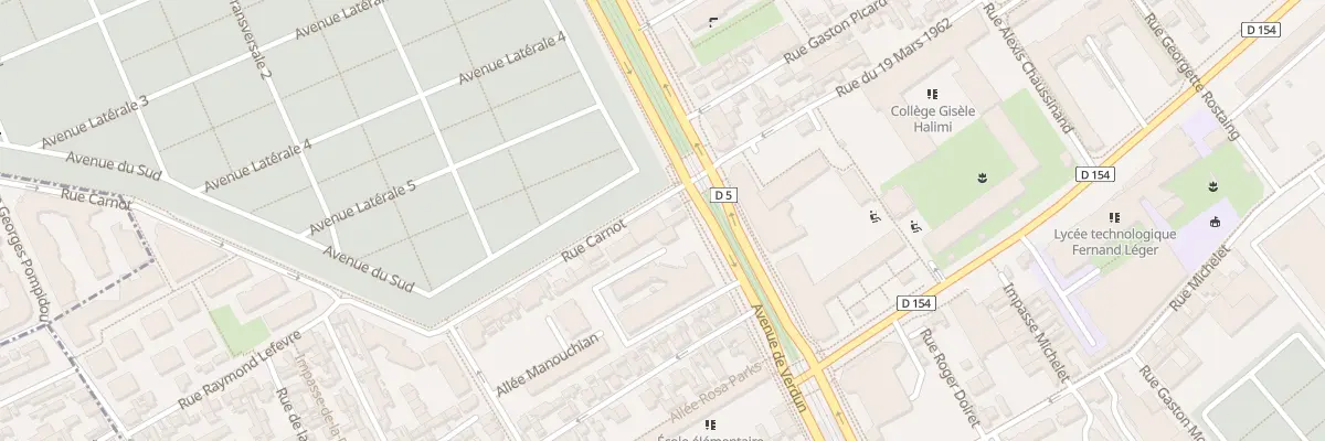 Plan du 70 Av de Verdun à Ivry-sur-Seine