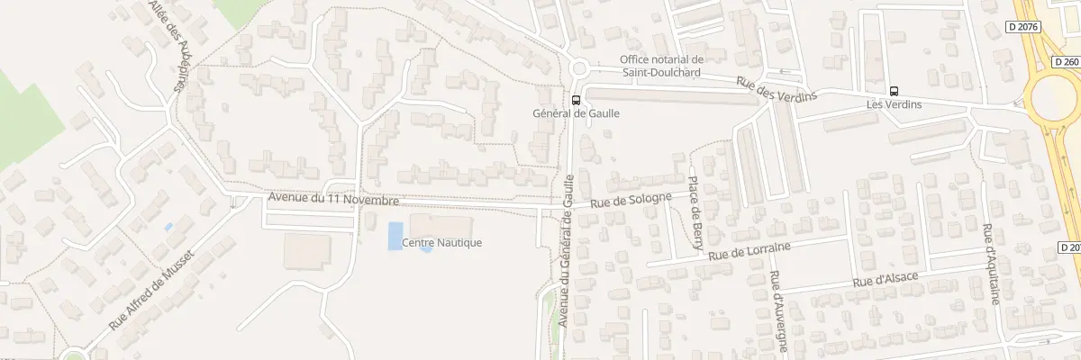 Plan du 2 Av du 11 Novembre à Saint-Doulchard