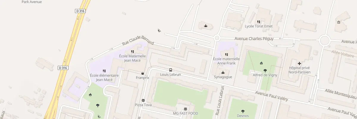 Plan du 20 Pl Guynemer à Sarcelles