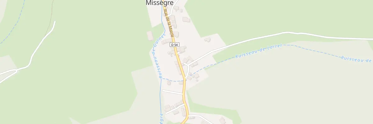 Plan du 53 Le Village à Missègre