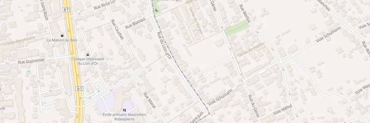 Plan du 95 Rue du Lion d’Or à Vitry-sur-Seine