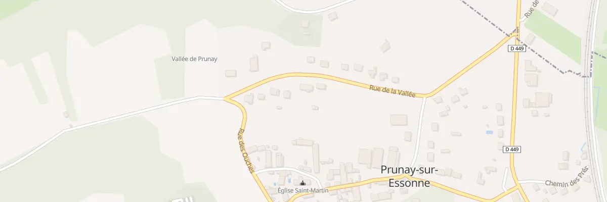 Plan du 7 Rue de la Vallée à Prunay-sur-Essonne
