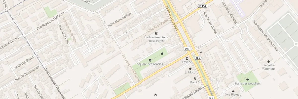 Plan du 92B Av de Verdun à Ivry-sur-Seine