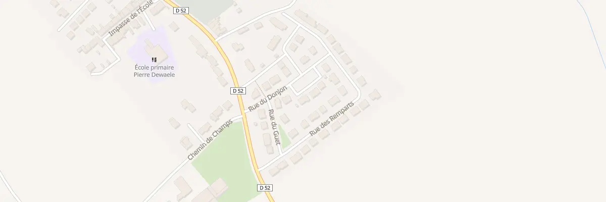 Plan du 1 Rue des Echauguettes à Steene