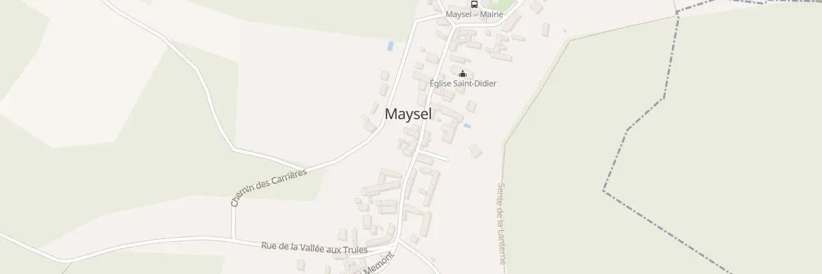 Plan du 16 Gr Grande Rue à Maysel